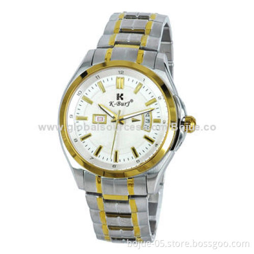 Classic Simple Current Black Stainless Steel Luxury Date Clock Men's Wristwatch